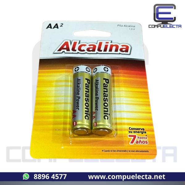 BATERIA AA PANASONIC ALKALINA 2 PACK LR6XAL/2B