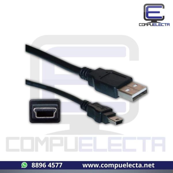 CABLE USB 2.0 A MINI USB ZOECAN ZO-03-1.5 (1,5MTS)