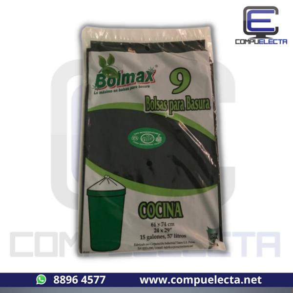 BOLSA PARA BASURA BOLMAX GRANDE 61X74CM PQ 9U
