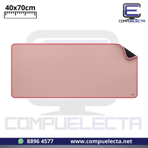 MOUSE PAD DESK MAT LOGITECH 70X30CM 956-000048 ROSADO