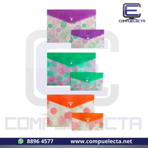 SOBRE PLASTICO HORIZ C/BROCHE (SET X2 PZS) POINTER PF-1960