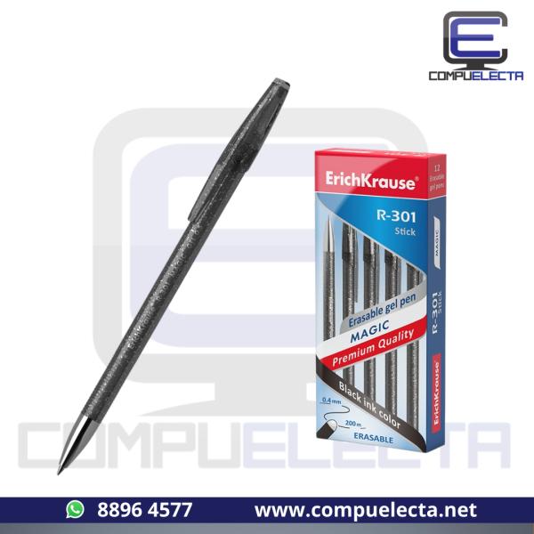 BOLIGRAFO BORRABLE ERICHKRAUSE NEGRO R-301