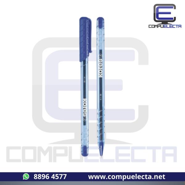 BOLIGRAFO KORES AZUL K1-M 39711P