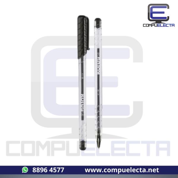 BOLIGRAFO KORES NEGRO K1-M 39721P