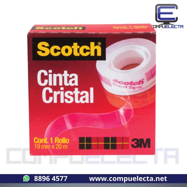 CINTA EMPAQUE TRANSPARENTE 3M SCOTCH  (REGALO)