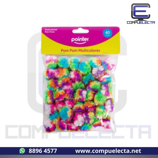 POMPONES MULTICOLORES POINTER ANC-1717