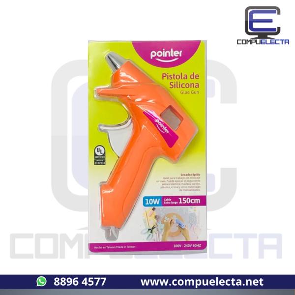 PISTOLA SILICON PEQUE&Ntilde;A POINTER PS-10