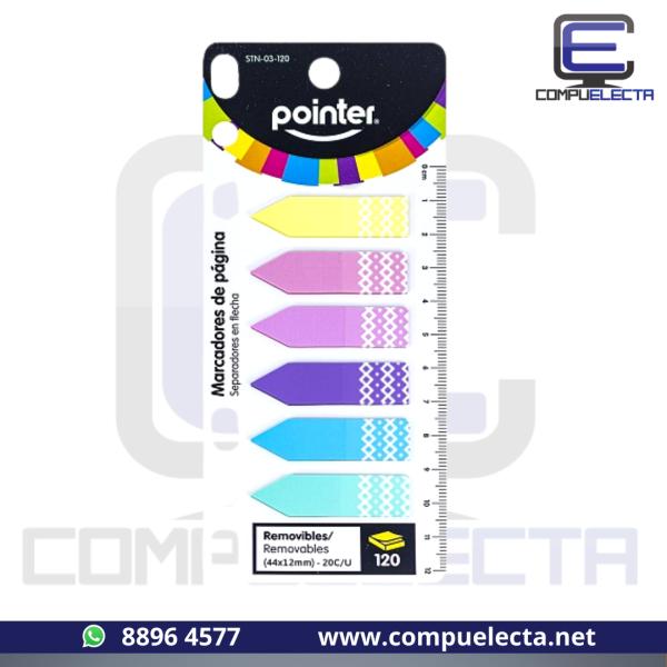 BANDERITA FLECHA 6 COLORES POINTER STN-03-120