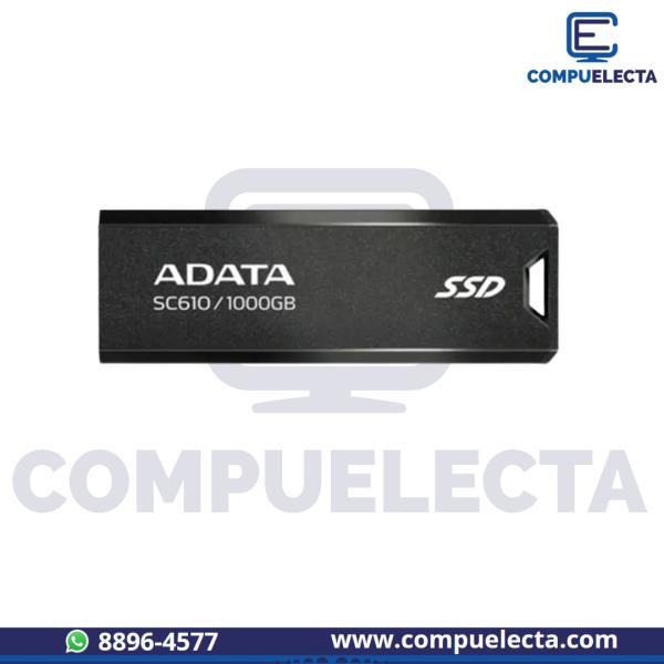 DISCO SOLIDO EXTERNO 1TERA ADATA SC610-1000G-CBK/RD