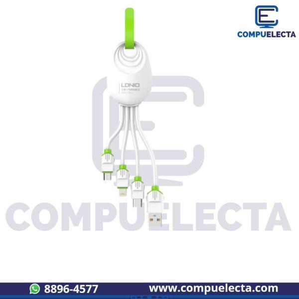 CABLE LDNIO 3 EN 1 15CM CARGA RAPIDA LC95