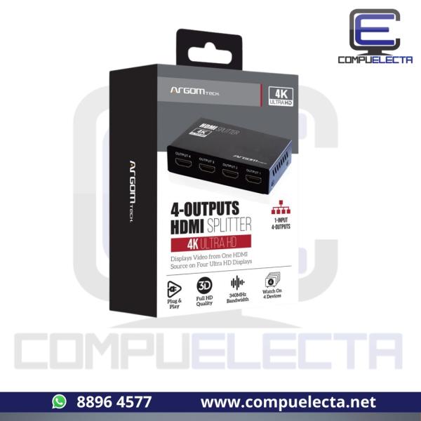 SPLITTER HDMI 4 DIS ARGOM HD ARG-AV-5114