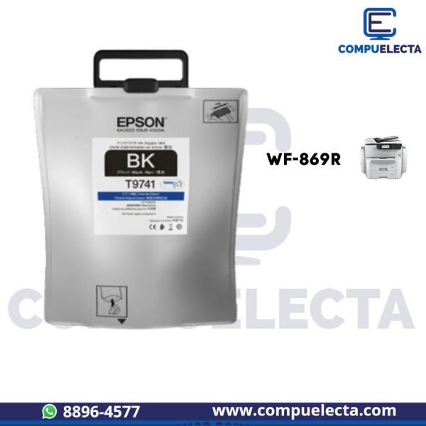 CARTUCHO EPSON T9741 NEGRO WF-869R