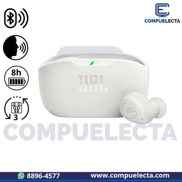 AUDIFONO EARPHONES JBL VIBE BUDS BLANCO
