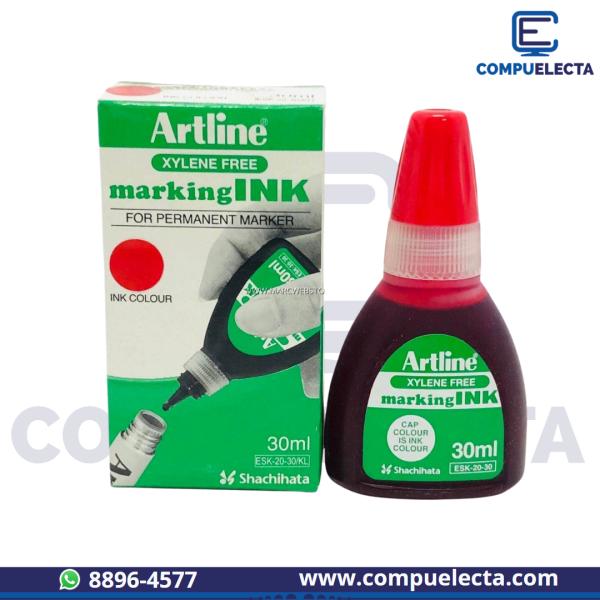 TINTA PARA MARCADOR PERMANENTE ROJO ROJO