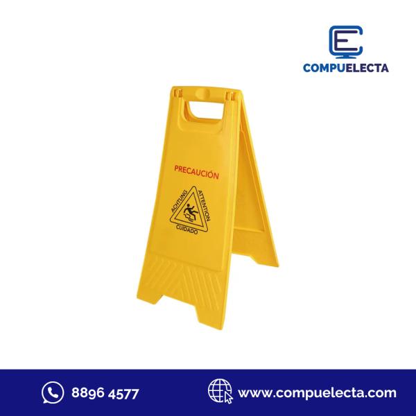 SE&Ntilde;AL DE PISO MOJADO AMARILLO PROLIN