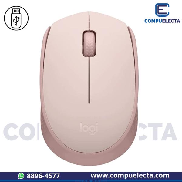 MOUSE LOGITECH INALAMBRICO M170 ROSADO