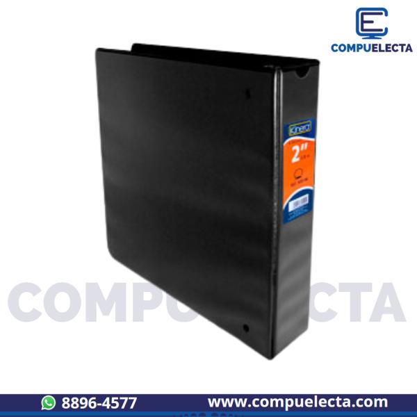 PORTAFOLIO CON FUNDA KINERA 2" NEGRO