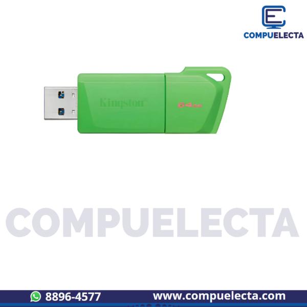 MEMORIA USB 64GB KINGSTON KC-U2L64-7LG VERDE