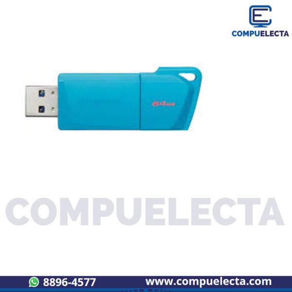 MEMORIA USB 64GB KINGSTON KC-U2L64-7LB CELESTE