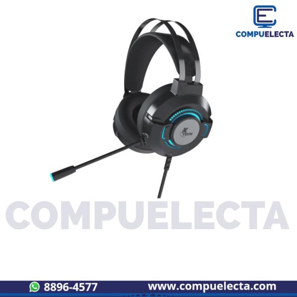 AUDIFONO HEADPHONES GAMER XTECH XTH565 USB 3.5 CON LUCES