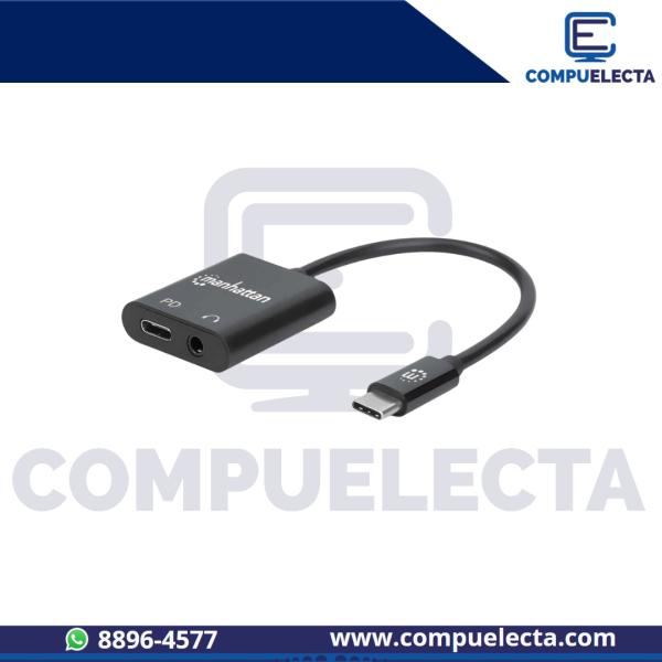ADAPTADOR AUDIO 3.5MM TIPO C MANHATTAN 153355