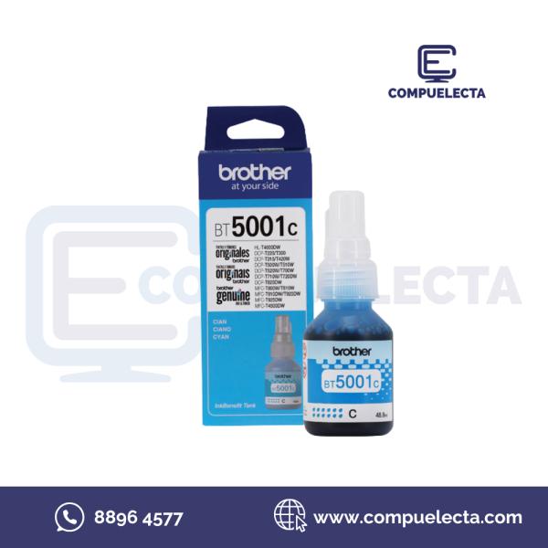 TINTA BROTHER BT5001C CIAN