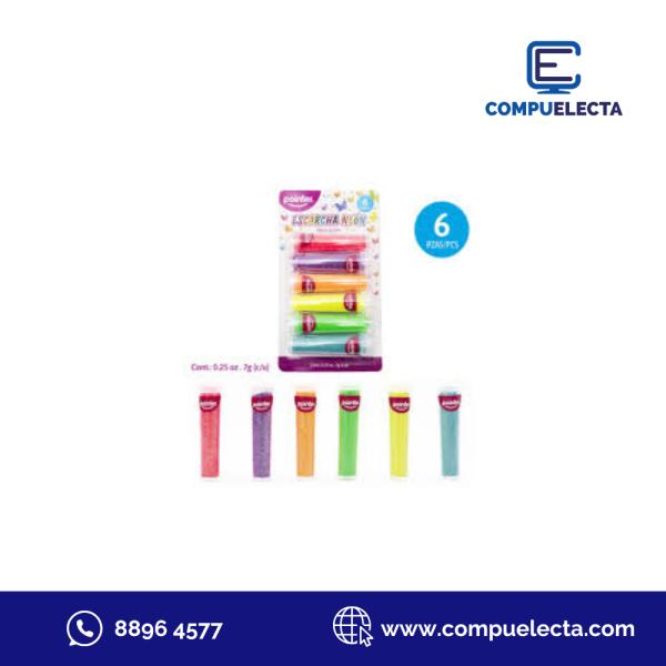 ESCARCHA x 6 (NEON) 7g POINTER ANC-2314