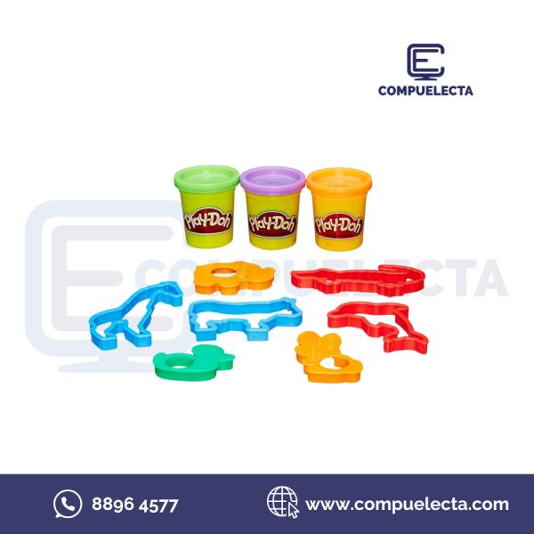 BALDE PLASTICINA C/MOLDE SURTIDO #23413