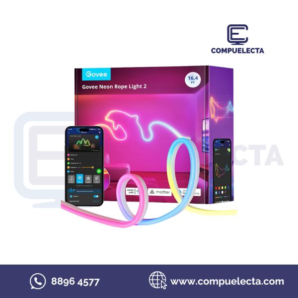 LUCES GOVEE STRIP WHITE SUPPORT MATTER HOMEKIT  5M H61D5101