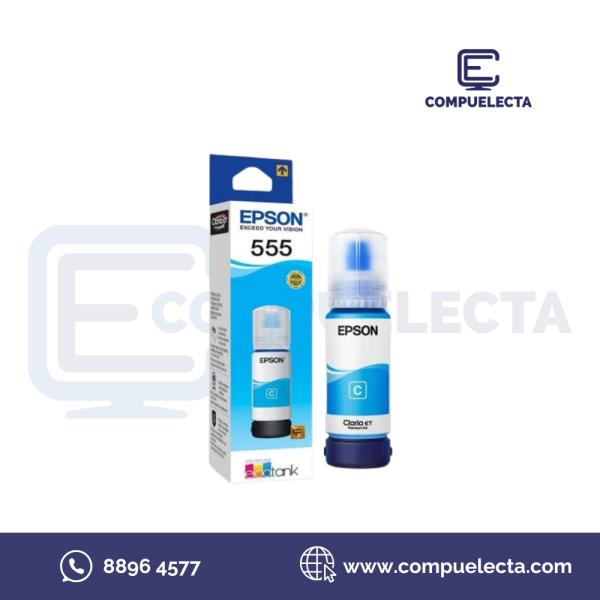 TINTA EPSON T555 CIAN 70ML