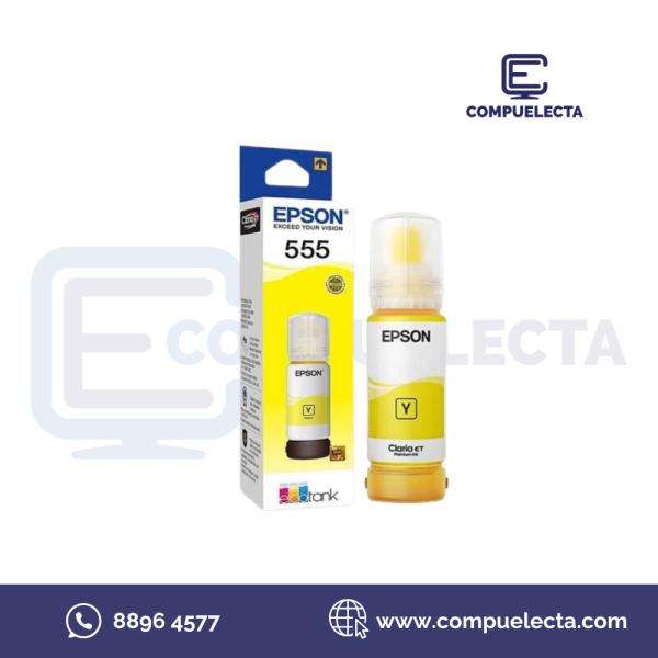 TINTA EPSON T555 AMARILLA 70ML