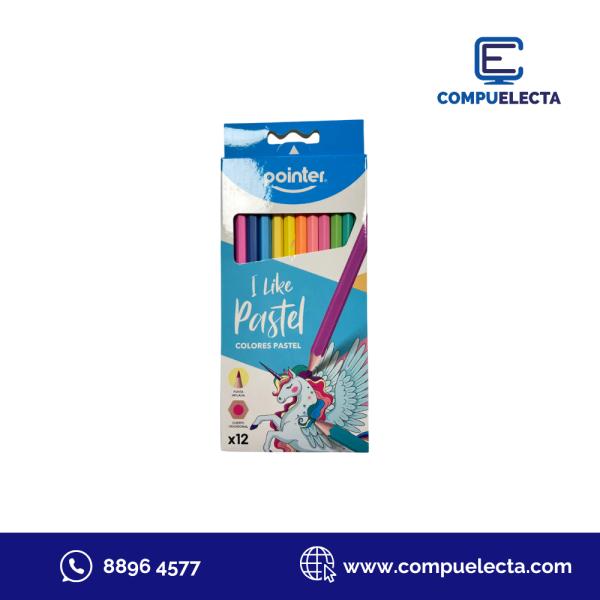 LAPIZ DE COLOR POINTER  (Pastel) 12 U