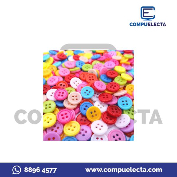 BOTONES DE COLORES PARA MANUALIDADES X30 PZS ANC-1803