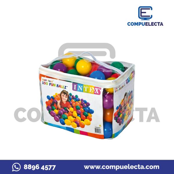 BOLA INTEX INFLABLE FUN BALLZ 49600