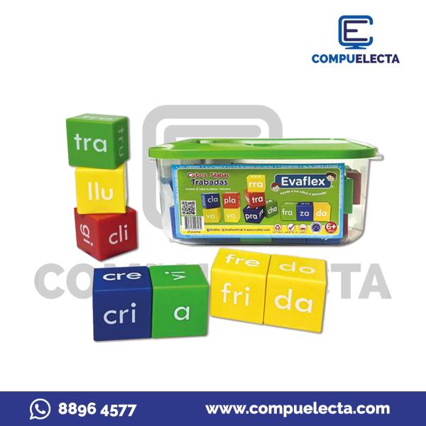 CUBOS SILABAS TRABADAS EVAFLEX PT-EV01154