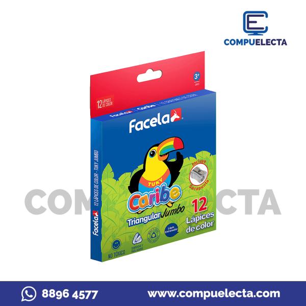 CRAYOLA JUMBO FACELA 12 unid