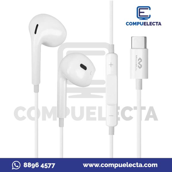 AUDIFONO EARPHONES PASTILLA TIPO C MICCELL VQ-H53