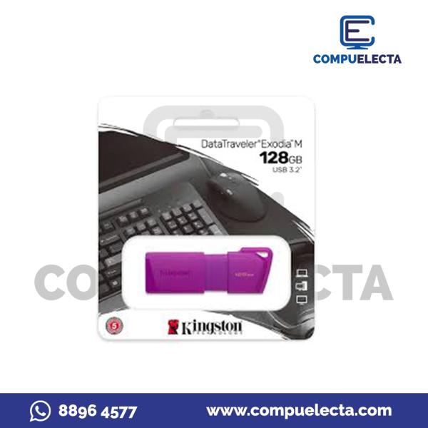 MEMORIA USB 128GB KINGSTON KC-U2L128-7LP MORADA