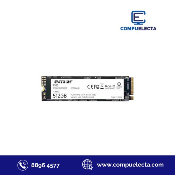 DISCO ESTADO SOLIDO M.2 PATRIOT 512GB P300 P512GM28