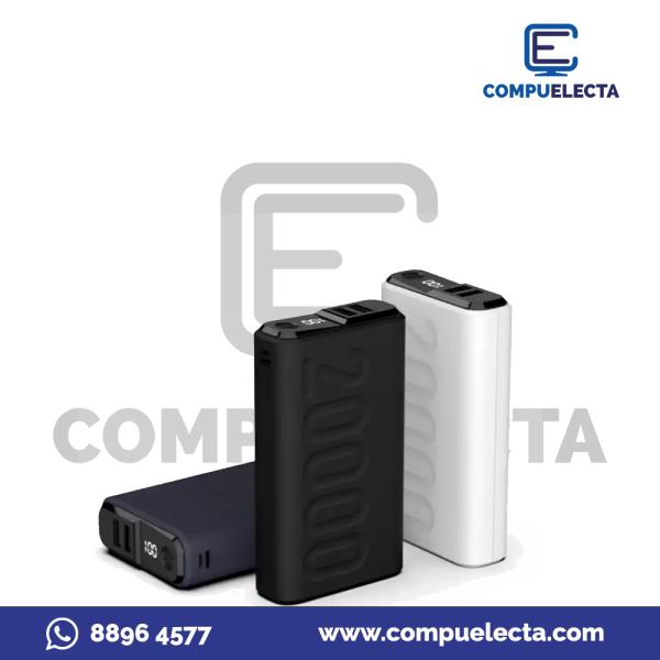 BATERIA EXTERNA BANK POWER MICCELL 20000MAH VQ-P16 NE/BL/MOR