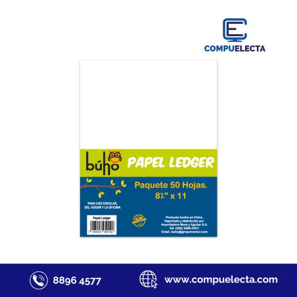 PAPEL LEDGER BUHO 50H 120GR