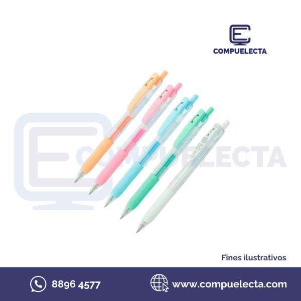 BOLIGRAFO GEL 61308 PASTEL 6 COLORES