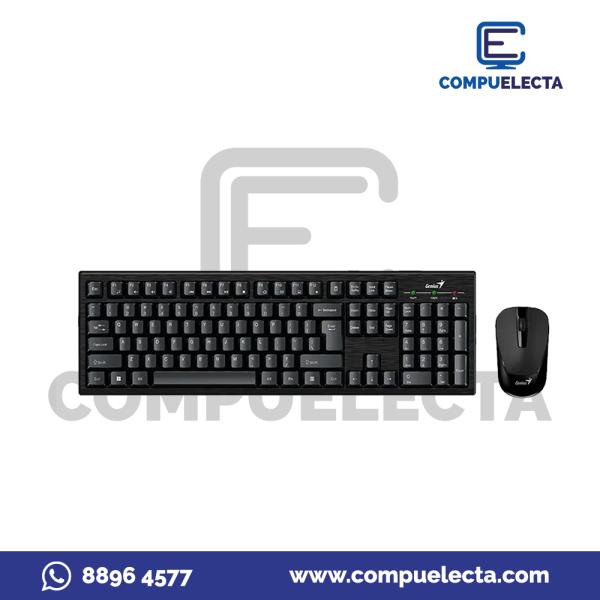 TECLADO Y MOUSE GENIUS KM-8101 SP BLACK