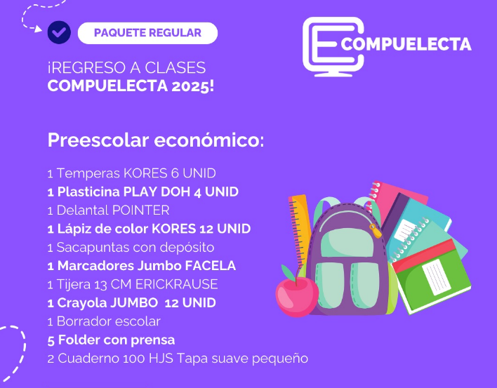 PAQUETE  PREESCOLAR BASICO