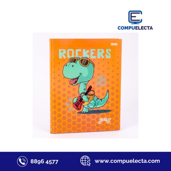 CUADERNO COSIDO ANM TD DINOSAURIOS 100 HJS