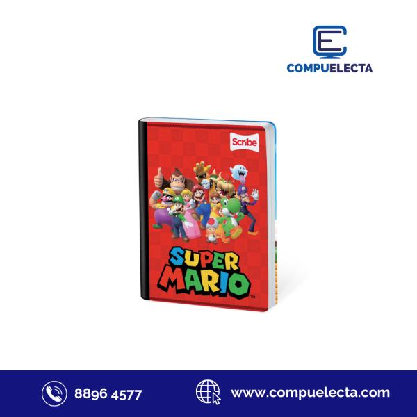 CUADERNO COSIDO SUPER MARIO 100 HJS