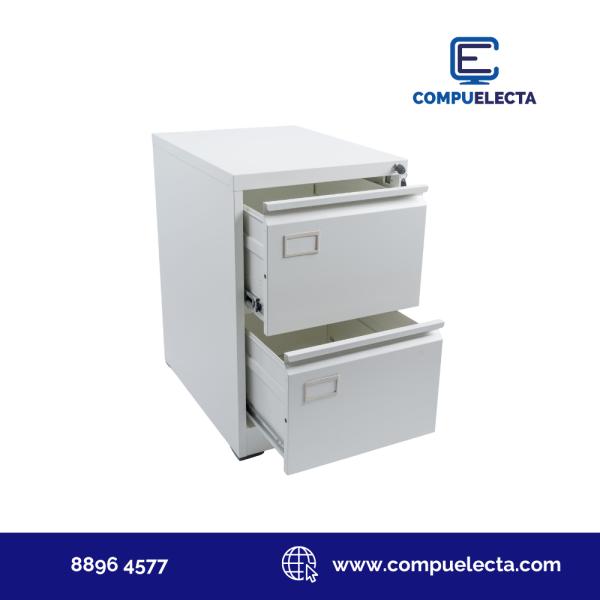 ARCHIVO METALICO LEGAL 2 GAVETAS EN COLOR BEIGE CLARO