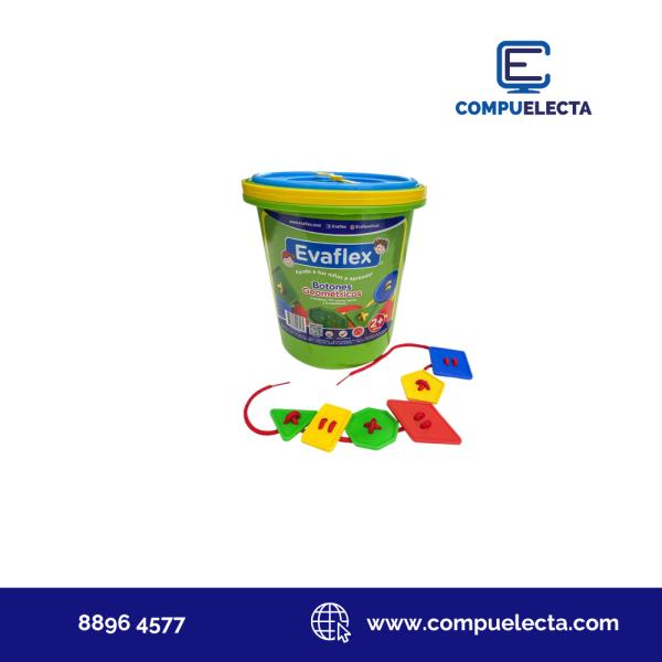 BALDE BOTONES GEOMETRICOS EVAFLEX PT-EV01109