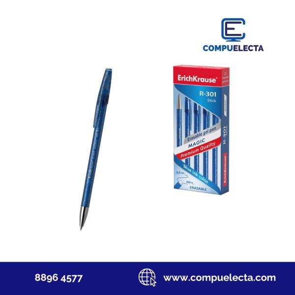 BOLIGRAFO BORRABLE ERICHKRAUSE AZUL R-301