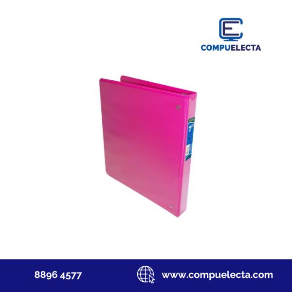 PORTAFOLIO CON FUNDA KINERA 1" ROSADO